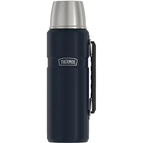 Stainless King Beverage Bottle, 40 oz Capacity, Stainless Steel, Midnight Blue Stainless King Beverage Bottle, 40 oz Capacity, Stainless Steel, Midnight Blue