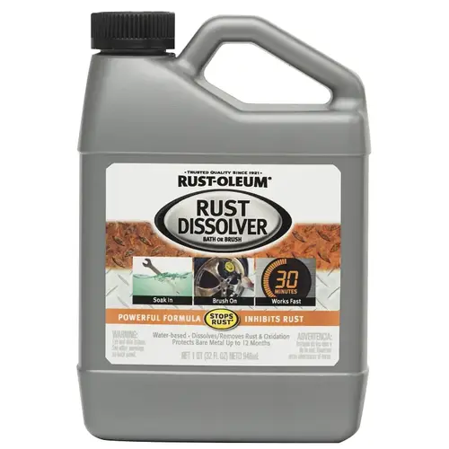 AUTOMOTIVE Rust Dissolver, Liquid, Mild, 1 qt
