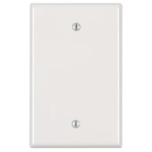 PJ13-I Blank Wallplate, 3-1/8 in L, 4-7/8 in W, 1/4 in Thick, 1 -Gang, Nylon, Ivory, Box Mounting PJ13-I Blank Wallplate, 3-1/8 in L, 4-7/8 in W, 1/4 in Thick, 1 -Gang, Nylon, Ivory, Box Mounting