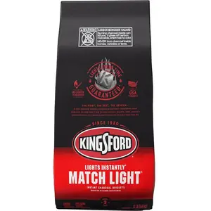KINGSFORD 32090 Match Light 12 Lb. Briquets Charcoal
