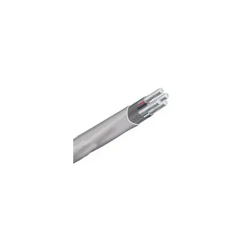 Service Entrance Cable, 4 -Conductor, Aluminum Conductor, PVC Insulation, Gray Sheath, 600 V
