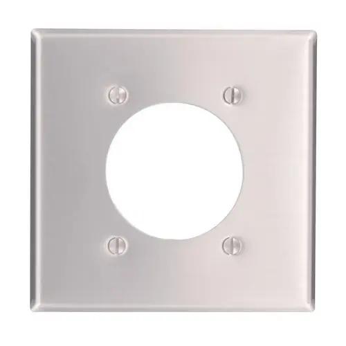 83026 Wallplate, 4-1/2 in L, 4-9/16 in W, 2 -Gang, Aluminum, Silver, Aluminum, Flush Mounting 83026 Wallplate, 4-1/2 in L, 4-9/16 in W, 2 -Gang, Aluminum, Silver, Aluminum, Flush Mounting