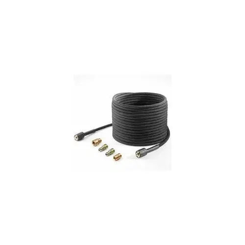 Pressure Washer Hose, 50 ft L, M22, Rubber Black Pressure Washer Hose, 50 ft L, M22, Rubber Black