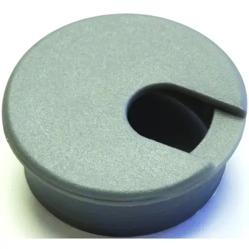 Desk Grommet, 1-3/4 in Dia Cable, Polystyrene, Silver Desk Grommet, 1-3/4 in Dia Cable, Polystyrene, Silver
