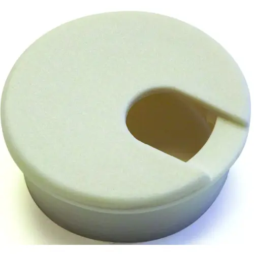 Desk Grommet, 1-3/4 in Dia Cable, Polystyrene, Pure White Desk Grommet, 1-3/4 in Dia Cable, Polystyrene, Pure White