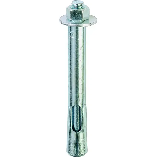 Sleeve Anchor, 1/2 in Dia, 4 in L, Steel, Zinc - pack of 25 Sleeve Anchor, 1/2 in Dia, 4 in L, Steel, Zinc - pack of 25