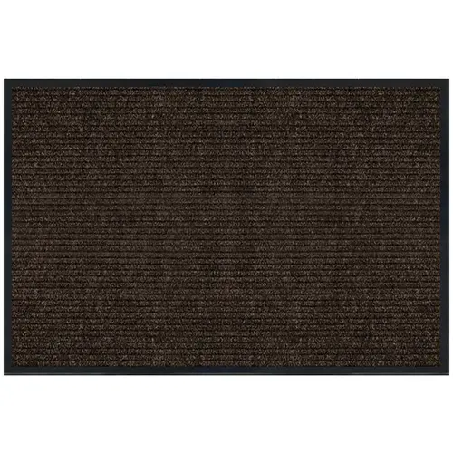 Floor Mat, 3 ft L, 2 ft W, 0.2 in Thick, Lyndon Pattern, Polypropylene Rug, Assorted