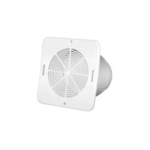 Soffit Exhaust Vent, 4.3 L, 5-3/4 in W, Vinyl, White
