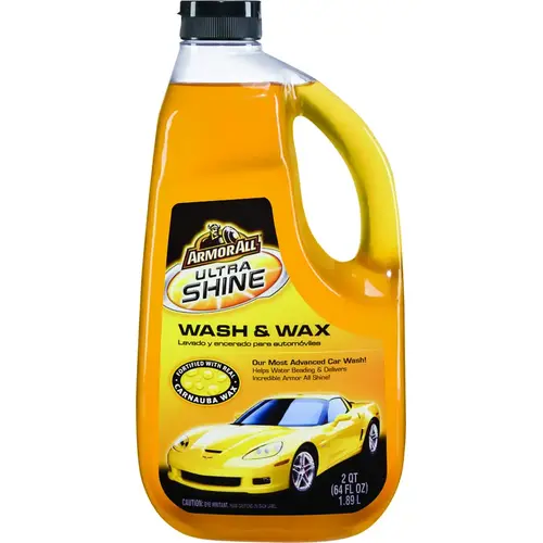 Wash and Wax, 64 fl-oz Bottle, Liquid, Fruity Orange Wash and Wax, 64 fl-oz Bottle, Liquid, Fruity Orange