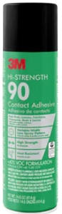 3M 90-VOC40DSC Hi Strength Spray Adhesive, Fruity, Sweet, Colorless, 14.6 oz Aerosol Can