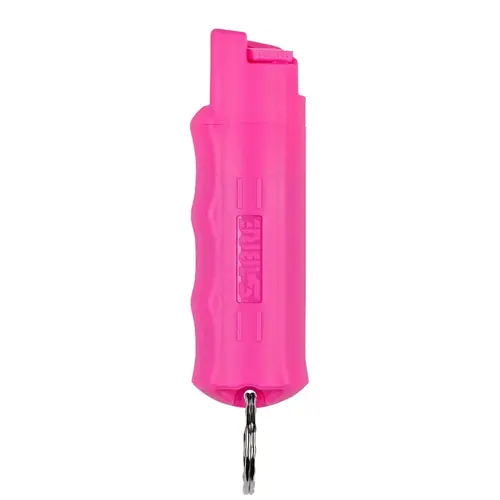 Pepper Spray with Pink Ring, Pungent Orange/Red