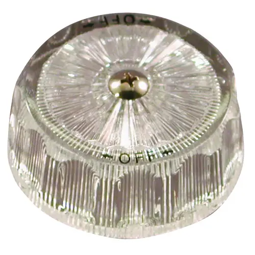 Faucet Handle, Acrylic, For: Mixet Single Handle Volume Control Tub/Shower Faucets Clear