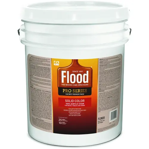 Wood Stain, White, Liquid, 5 gal Wood Stain, White, Liquid, 5 gal