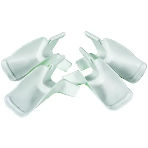 Gutter Extension, Nylon/Plastic, White