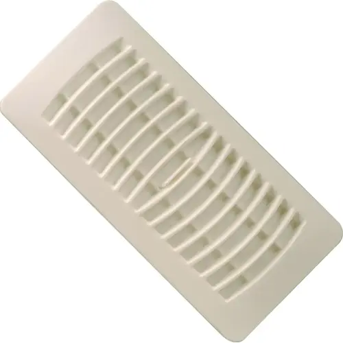 Floor Register, Polystyrene, Almond