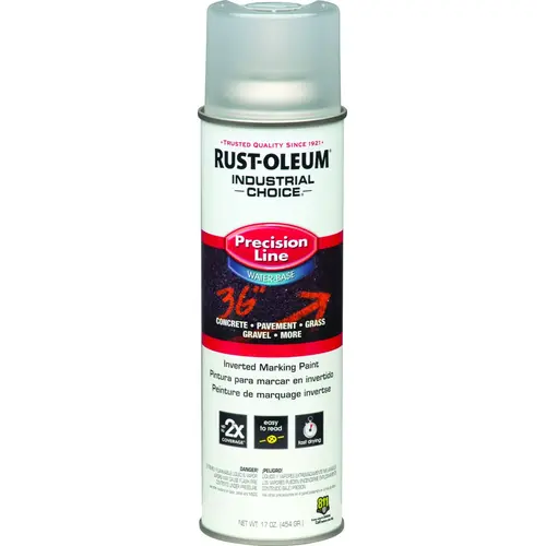 INDUSTRIAL CHOICE Marking Paint, Clear, 16 oz, Aerosol Can INDUSTRIAL CHOICE Marking Paint, Clear, 16 oz, Aerosol Can