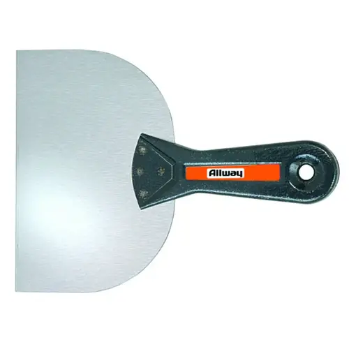 Knife, 6 in W Blade, Steel Blade, Flexible Blade, Plastic Handle Knife, 6 in W Blade, Steel Blade, Flexible Blade, Plastic Handle