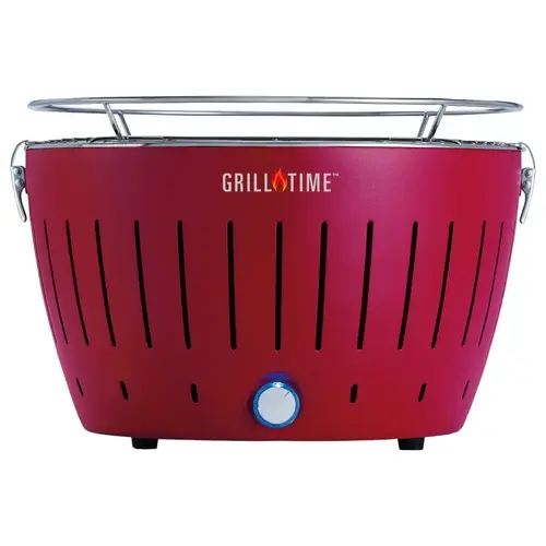 TAILGATER GT Charcoal Grill, Blazing Red, Steel Body