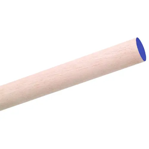 Dowel Rod, 7/8 in Dia, 36 in L, Aspen Wood, Purple Dowel Rod, 7/8 in Dia, 36 in L, Aspen Wood, Purple