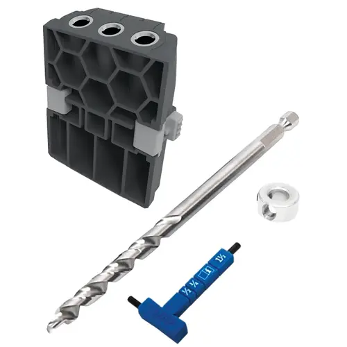 Micro-Pocket Drill Bit with Stop Collar and Hex Wrench Kreg Micro-Pocket Drill Bit with Stop Collar and Hex Wrench Kreg