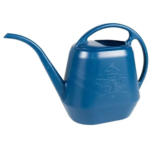 Aqua Rite Series AW2133 Watering Can, 56 oz Can, Narrow Spout, Plastic, Classic Blue