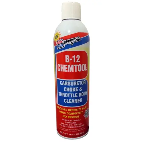 B-12 CHEMTOOL Carburetor/Choke Cleaners, 16 oz Aerosol Can Clear - pack of 12