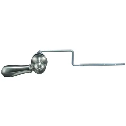 Universal Fit Brushed Nickel Tank Lever with Metal Bent Arm Universal Fit Brushed Nickel Tank Lever with Metal Bent Arm