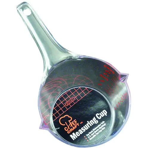 Measuring Cup, Metric Graduation, Plastic, Clear Measuring Cup, Metric Graduation, Plastic, Clear