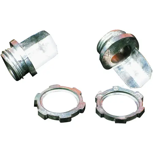 Metallic 1/2 In. Galvanized Steel Connector Pair Metallic 1/2 In. Galvanized Steel Connector Pair