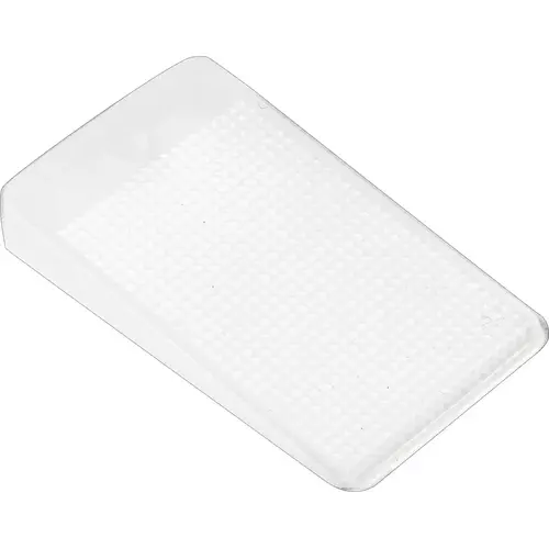 Wedge It Shim, 2 in L, 1-1/8 in W, Plastic, White - pack of 6 Wedge It Shim, 2 in L, 1-1/8 in W, Plastic, White - pack of 6