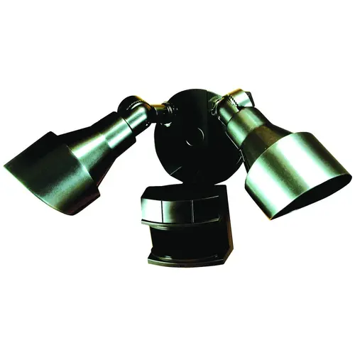 Dualbrite Series Security Light, 120 V, 200 W, 2-Lamp, Halogen Lamp, Metal/Plastic Fixture Bronze Dualbrite Series Security Light, 120 V, 200 W, 2-Lamp, Halogen Lamp, Metal/Plastic Fixture Bronze