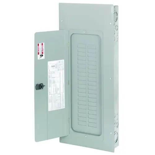 Load Center with Ground Bar, 200 A, 1 -Pole, 40 -Space, 80 -Circuit, Main Lug, Type BR Gray Load Center with Ground Bar, 200 A, 1 -Pole, 40 -Space, 80 -Circuit, Main Lug, Type BR Gray