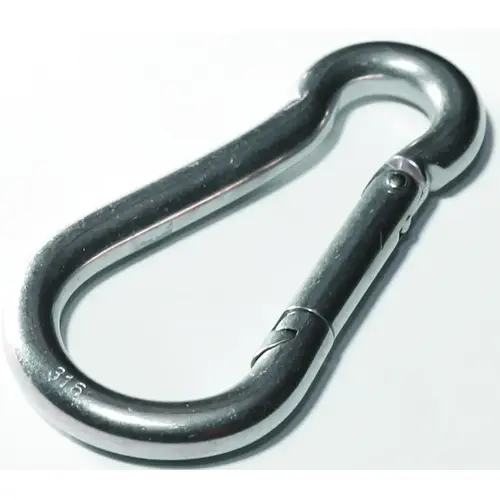 Spring Hook Snap Link, Steel, Zinc