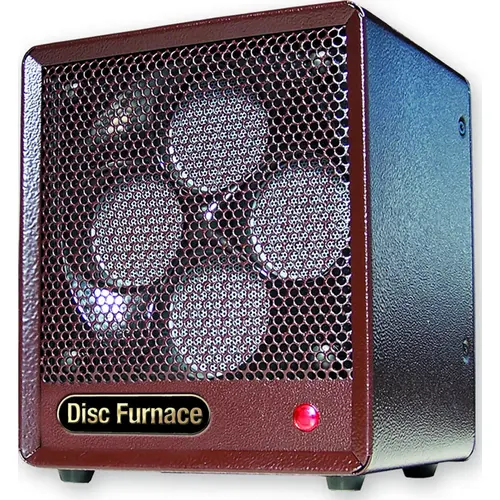 Electric Disc Heater, 15 A, 120 V, 1500 W, 5200 Btu Heating, 600 sq-ft Heating Area, Brown Electric Disc Heater, 15 A, 120 V, 1500 W, 5200 Btu Heating, 600 sq-ft Heating Area, Brown