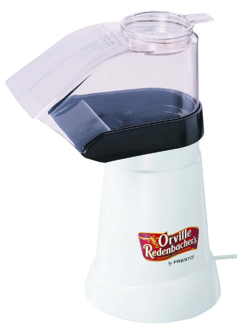 Presto 04821 Orville Redenbacher's Series Popcorn Popper, 4 oz Kernel, 1475 W, White
