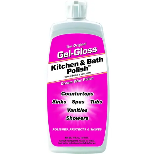 Cleaner and Polish, 16 oz Can, Liquid, Characteristic, Milky White