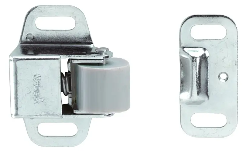 Amerock Roller Catch Perma-Brite Zinc Finish Silver BP97452G Amerock Roller Catch Perma-Brite Zinc Finish Silver BP97452G