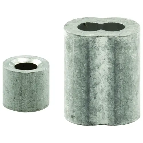 Cable Ferrule and Stop, Aluminum Silver Cable Ferrule and Stop, Aluminum Silver