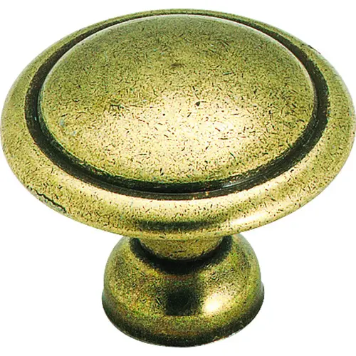 1-3/8" (35 mm) Allison Value Oversized Cabinet Knob Light Brass Finish