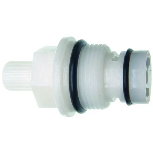 Faucet Stem, Plastic, 1-63/64 in L, For: Phoenix Two Handle Sink, Lavatory Faucets White Faucet Stem, Plastic, 1-63/64 in L, For: Phoenix Two Handle Sink, Lavatory Faucets White