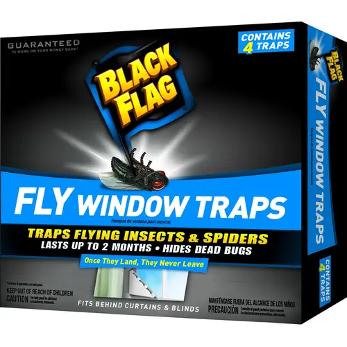 Fly Window Trap, Solid, 1 Pack White - pack of 4 Fly Window Trap, Solid, 1 Pack White - pack of 4
