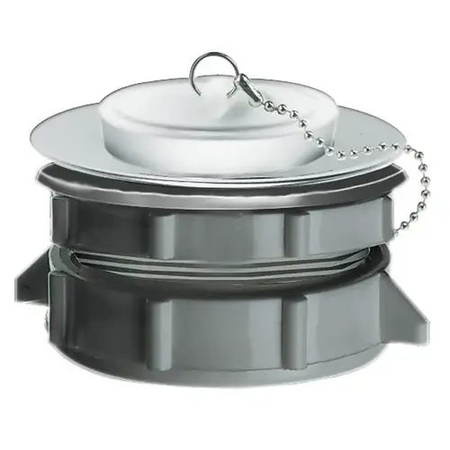Strainer Tray Plug, Plastic, For: 2 to 2-1/2 in Dia Opening Sink