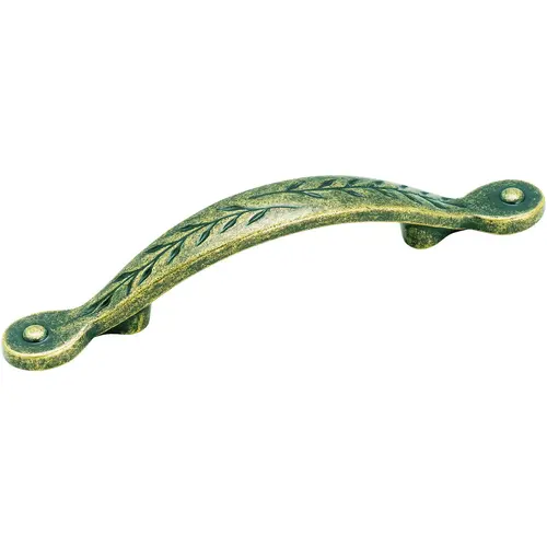 3" (76 mm) Center to Center Nature's Splendor Inspirations Cabinet Pull Weathered Brass Finish 3" (76 mm) Center to Center Nature's Splendor Inspirations Cabinet Pull Weathered Brass Finish