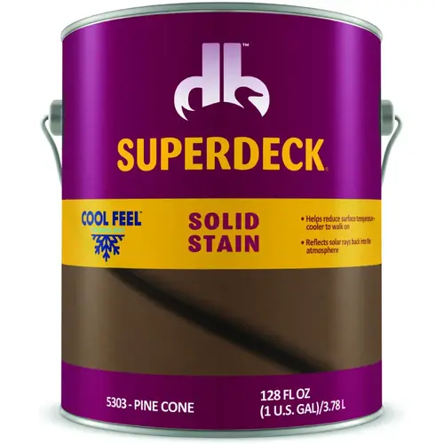 Wood Stain, Slight, Pine Cone, Liquid, 1 gal Wood Stain, Slight, Pine Cone, Liquid, 1 gal