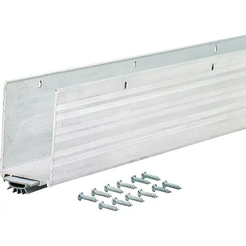 DB054 Series Door Bottom, 36 in L, 1-3/4 in W, 3-1/8 in H, Vinyl, Mill DB054 Series Door Bottom, 36 in L, 1-3/4 in W, 3-1/8 in H, Vinyl, Mill