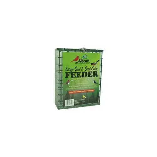 Large Suet Feeder, Metal, 8-3/4 in H Vinyl-Coated