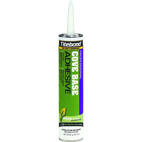 Cove Base Adhesive GREENchoice High Strength Emulsion Polymer Beige 10.5 oz Beige
