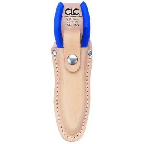 Tool Works Series Plier Holder, 1-Pocket, Leather, Tan, 2-3/4 in W, 6-3/4 in H, 1-1/4 in D