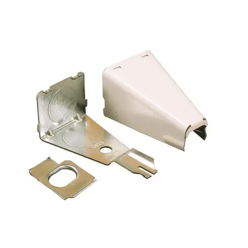 Raceway T-Fitting, Metal, White Raceway T-Fitting, Metal, White