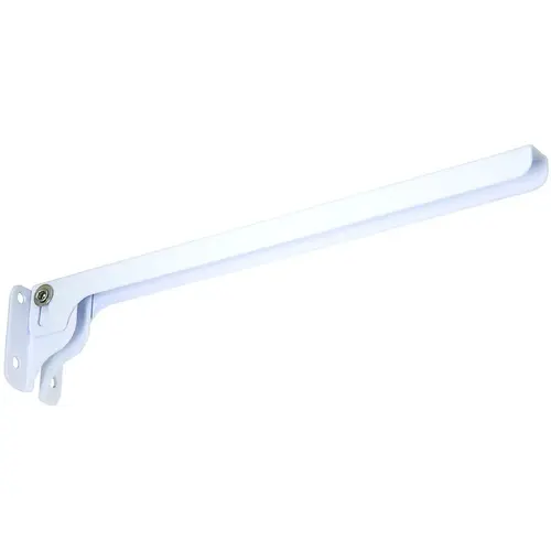 V215 12" Folding Shelf Bracket White Finish V215 12" Folding Shelf Bracket White Finish